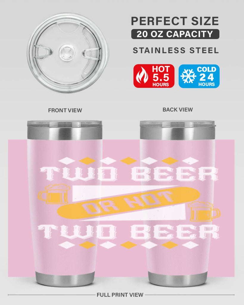 two beer or not two beer 3#- beer- Tumbler