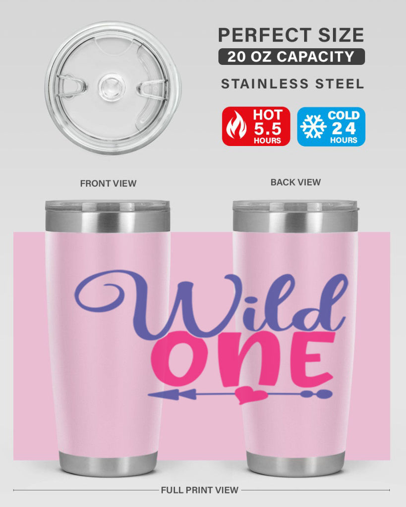 wild one 356#- mom- Tumbler