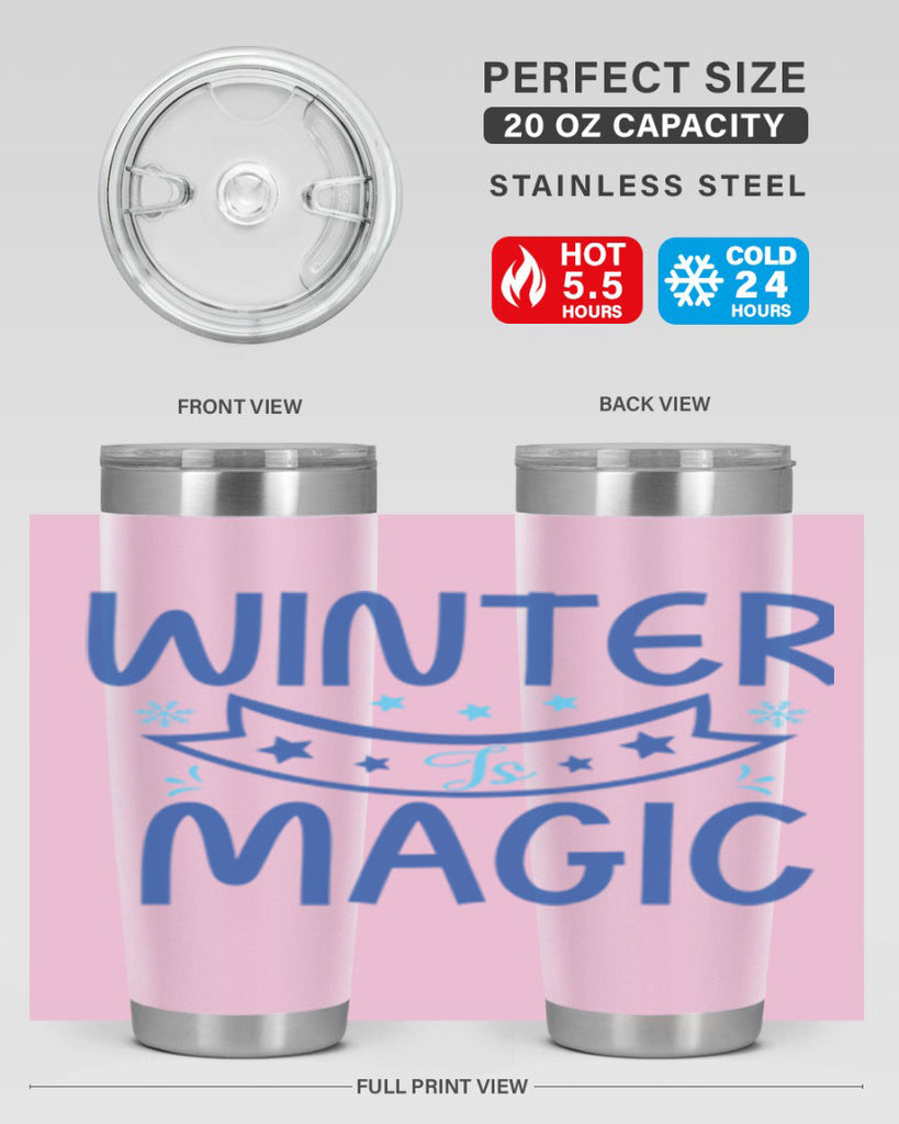 winter is magic 508#- winter- Tumbler