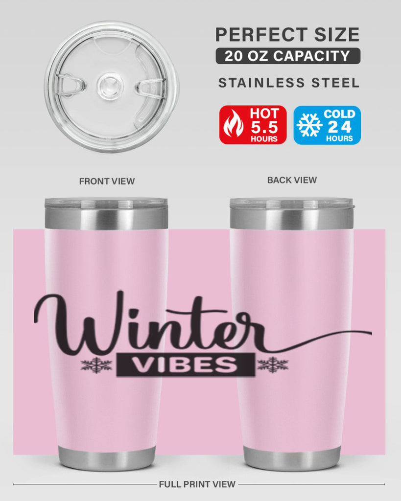 winter vibes 544#- winter- Tumbler