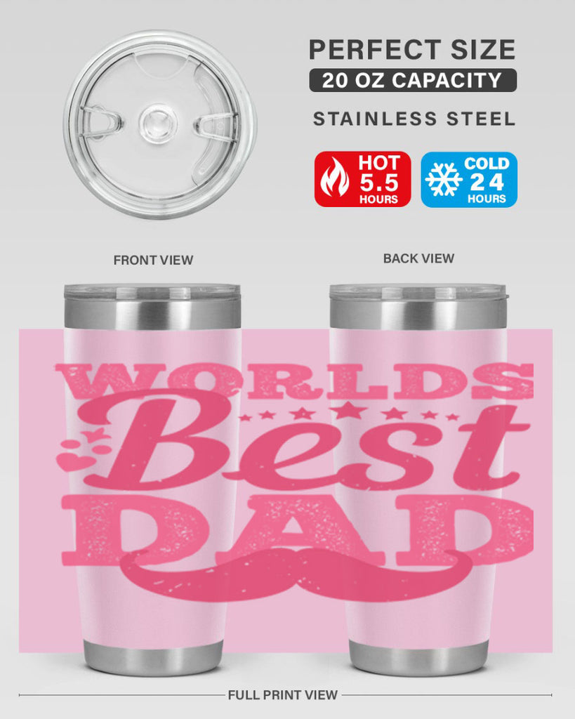 worlds best dad 142#- fathers day- Tumbler