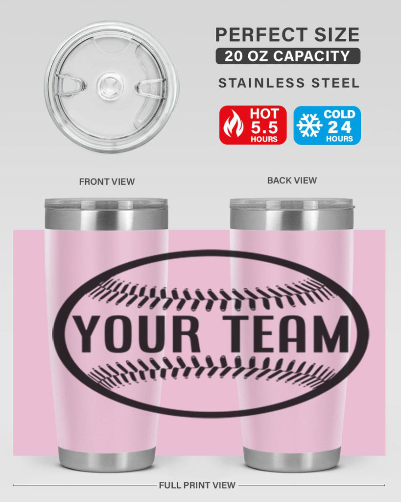 your team 2270#- softball- Tumbler