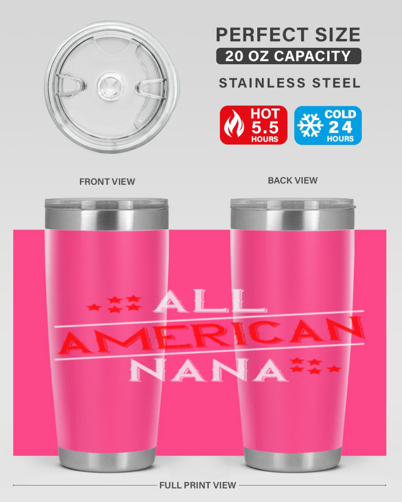 ALL american nana 110#- grandma - nana- Tumbler