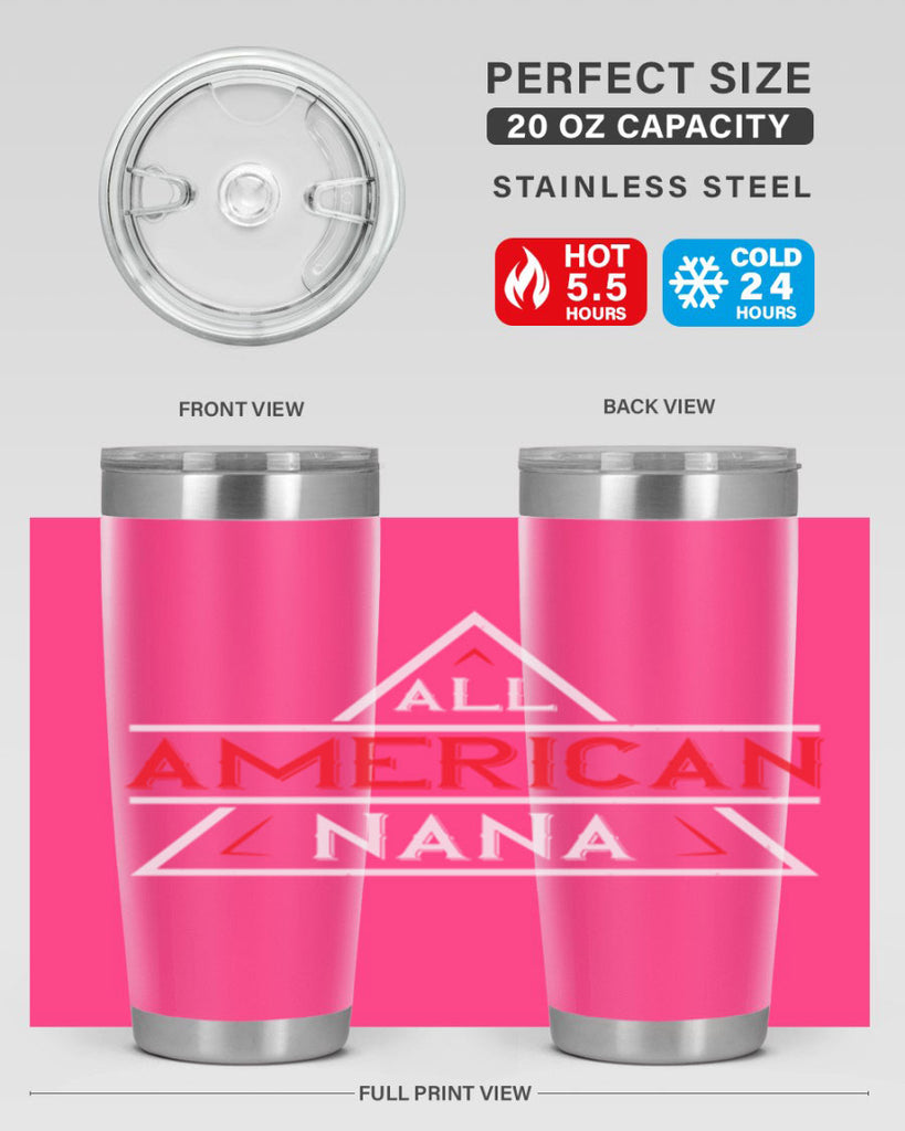 ALL american nana 37#- grandma - nana- Tumbler