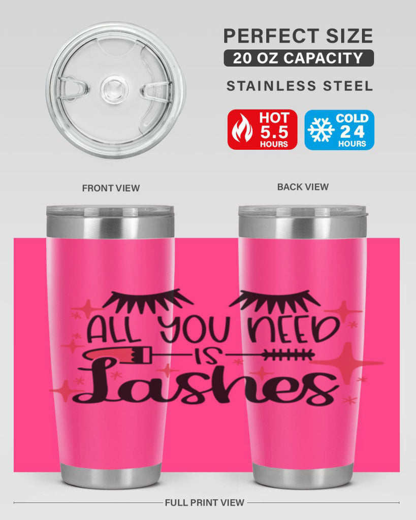 All You Need Is Lashes Style 145#- make up- Tumbler