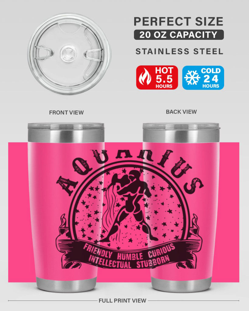 Aquarius 42#- zodiac- Tumbler