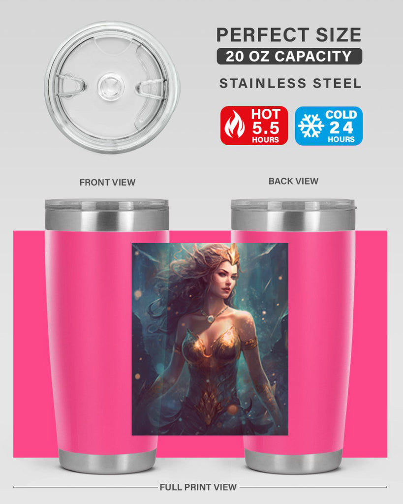 Aquarius 52#- zodiac- Tumbler