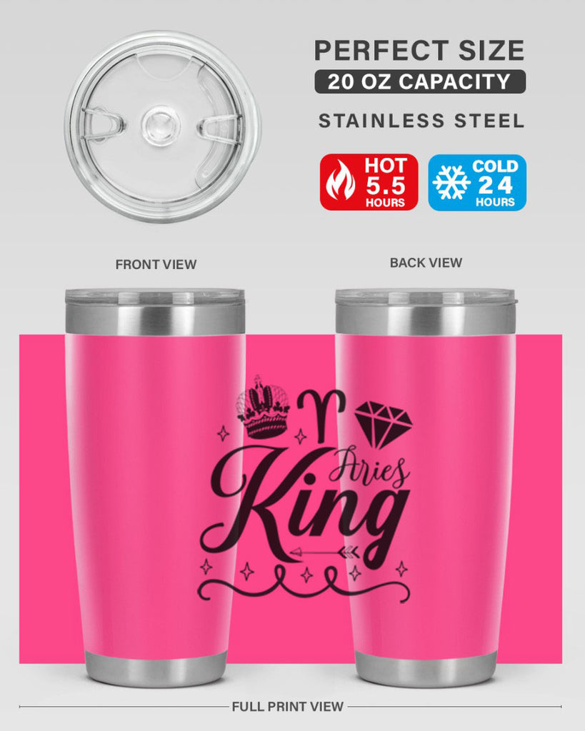 Aries king 111#- zodiac- Tumbler