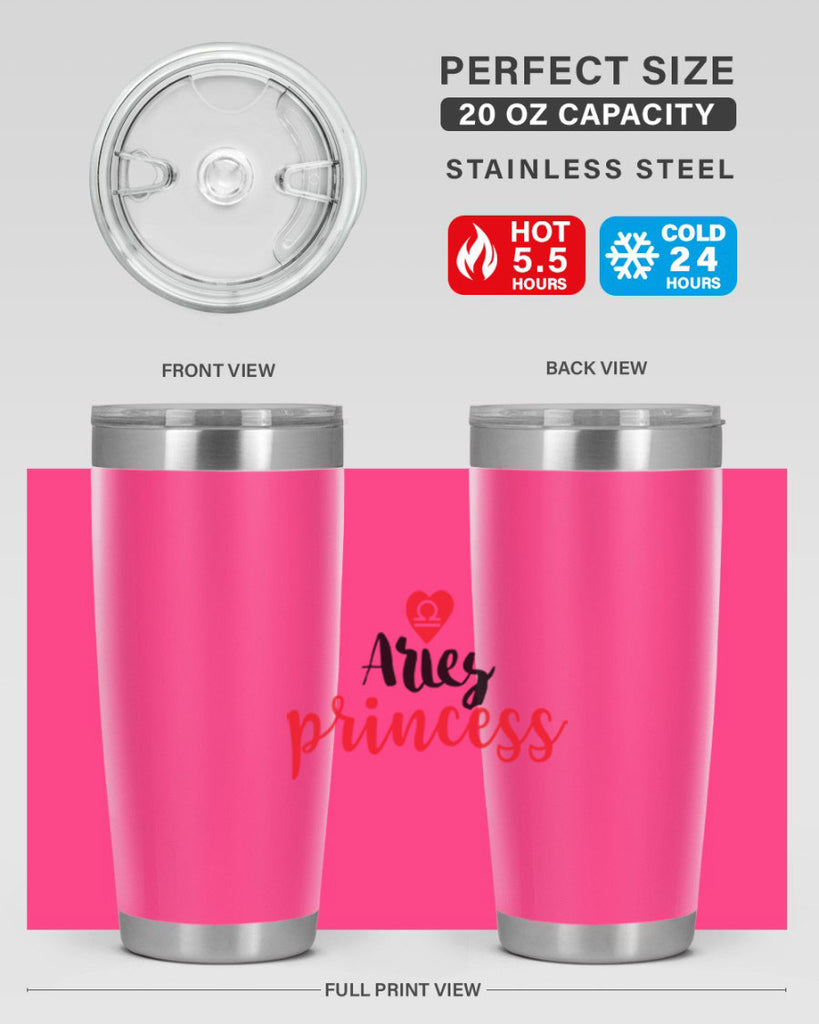 Aries princess 98#- zodiac- Tumbler