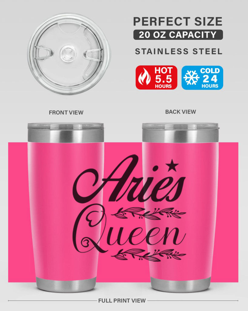 Aries queen 119#- zodiac- Tumbler