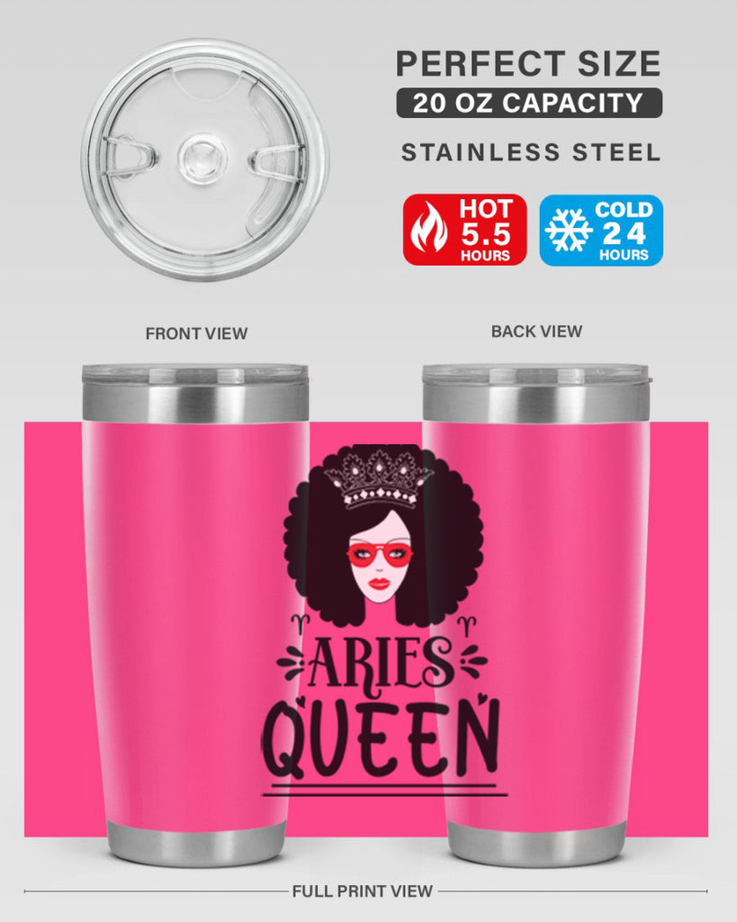 Aries queen 120#- zodiac- Tumbler