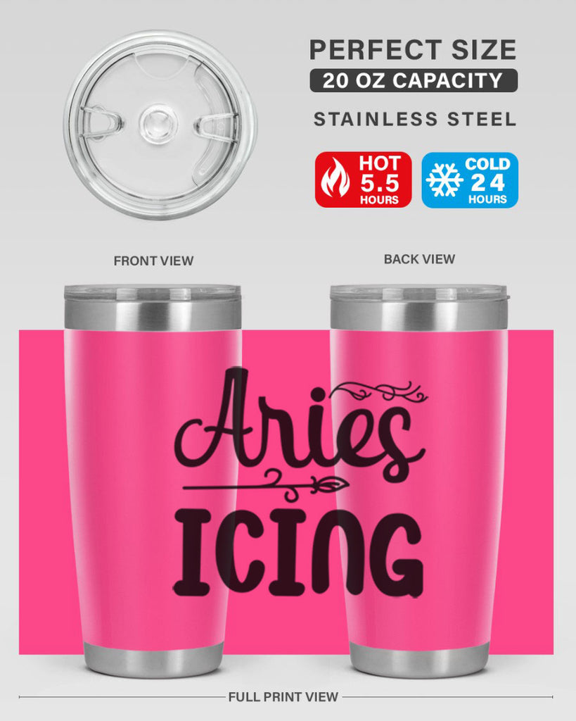 Ariesicing 106#- zodiac- Tumbler