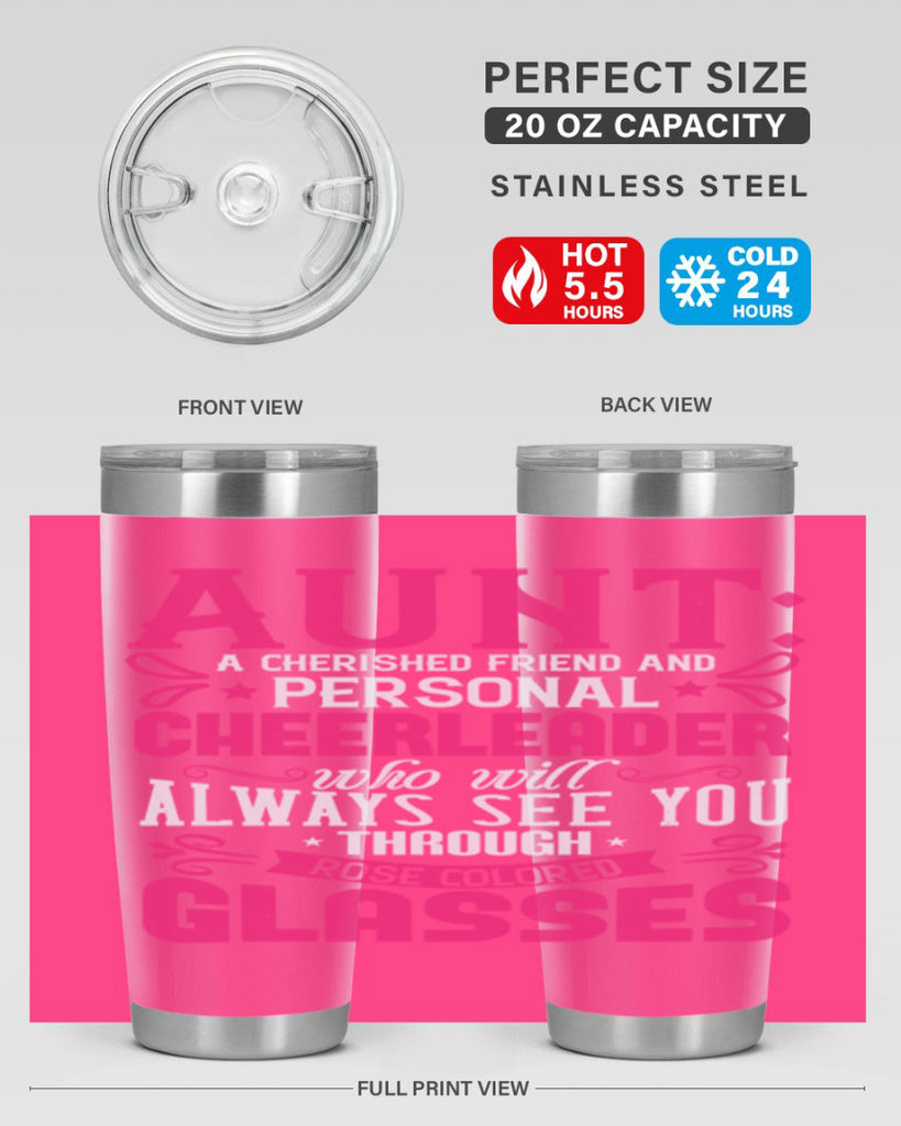 Aunt A cherished friend and personal cheerleader Style 70#- aunt- Tumbler