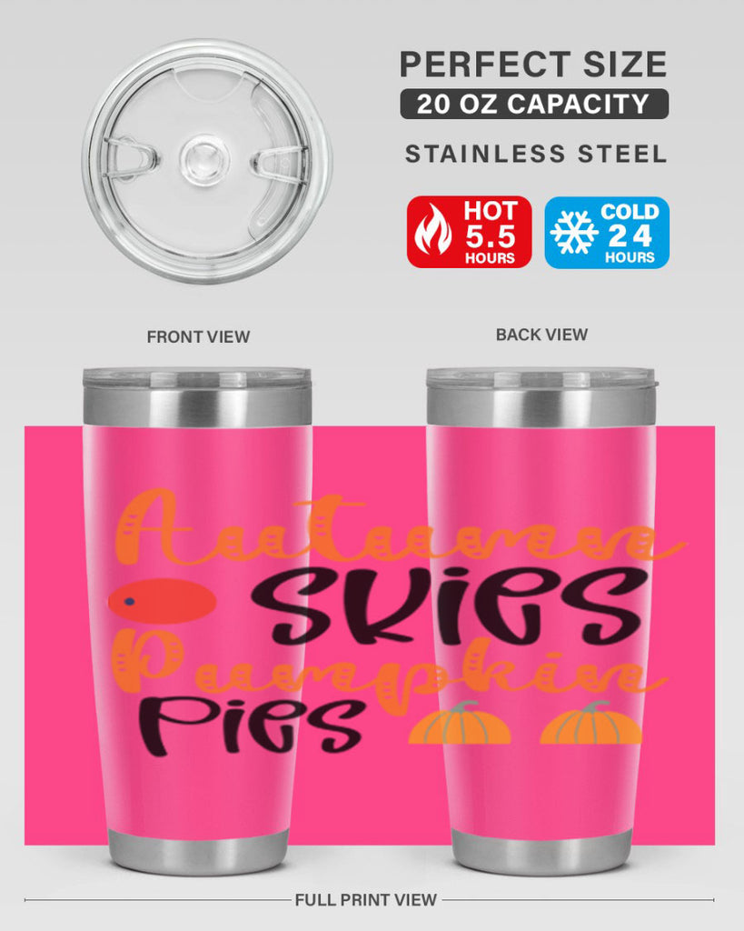 Autumn Skies Pumpkin Pies 30#- fall- Tumbler