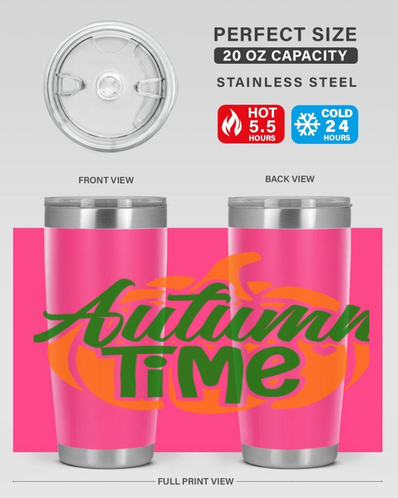 Autumn Time 34#- fall- Tumbler