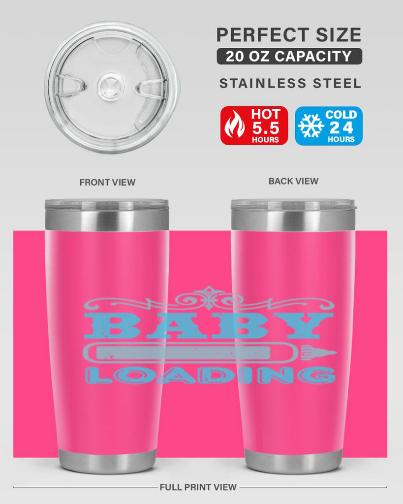 Baby Loading Style 49#- baby shower- tumbler