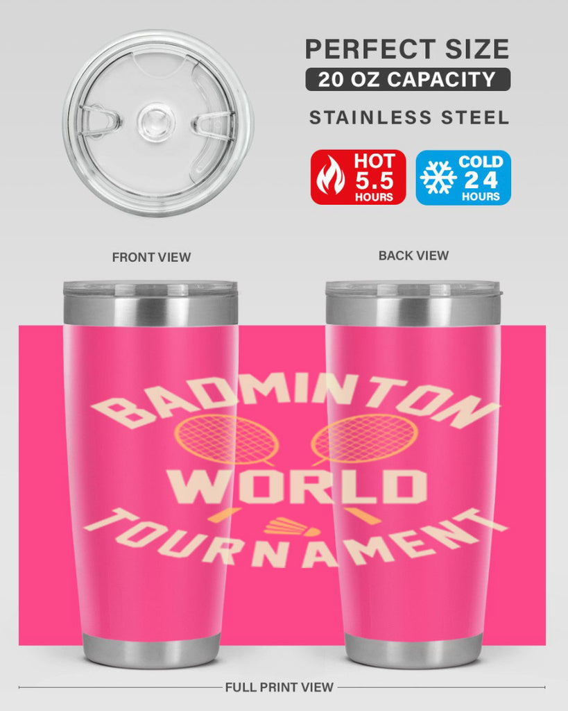 Badminton 1449#- badminton- Tumbler