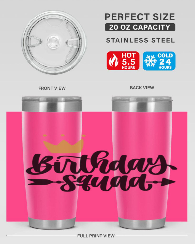 Birthday Squad Style 6#- birthday- tumbler