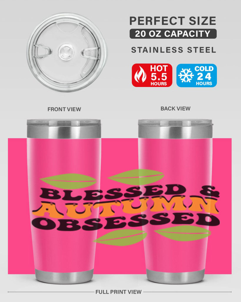 Blessed Autumn Obsessed 48#- fall- Tumbler