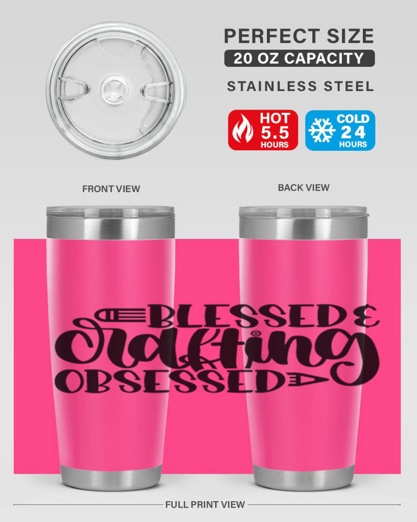Blessed Crafting Obsessed 47#- crafting- Tumbler