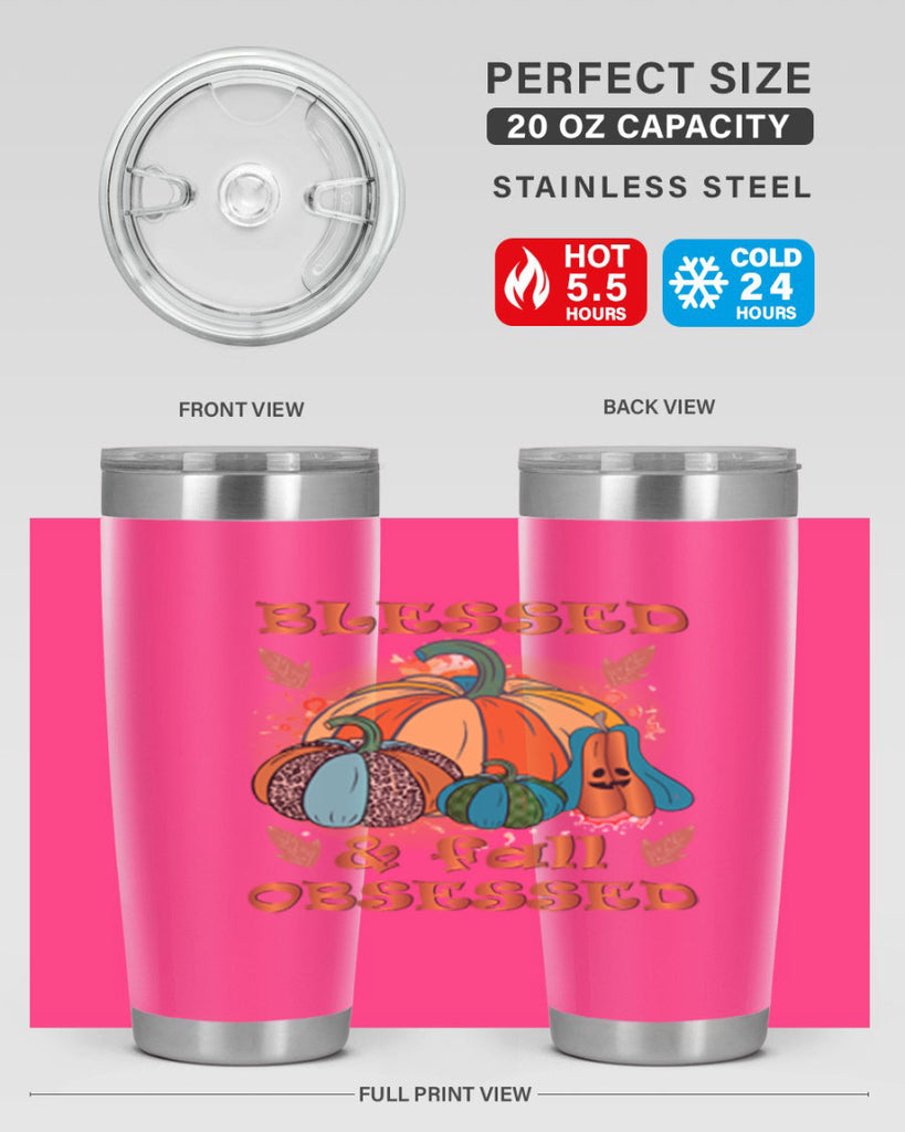 Blessed Fall Obsessed 49#- fall- Tumbler