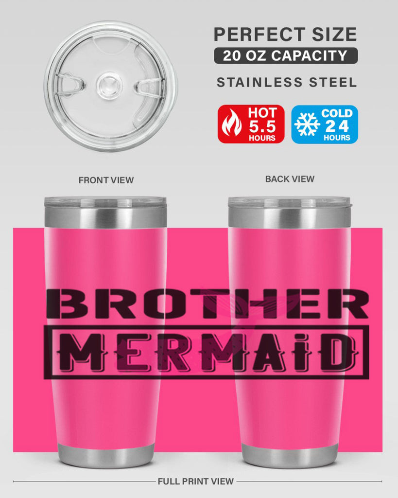 Brother mermaid 86#- mermaid- Tumbler