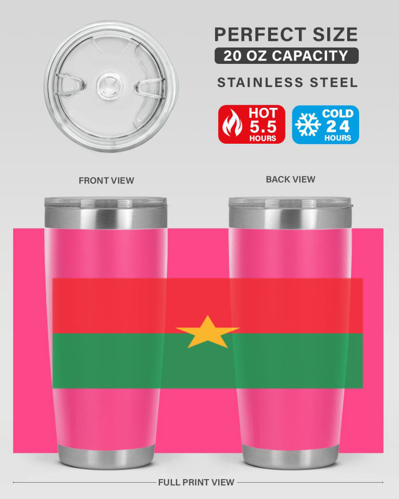 Burkina Faso 171#- world flags- Tumbler