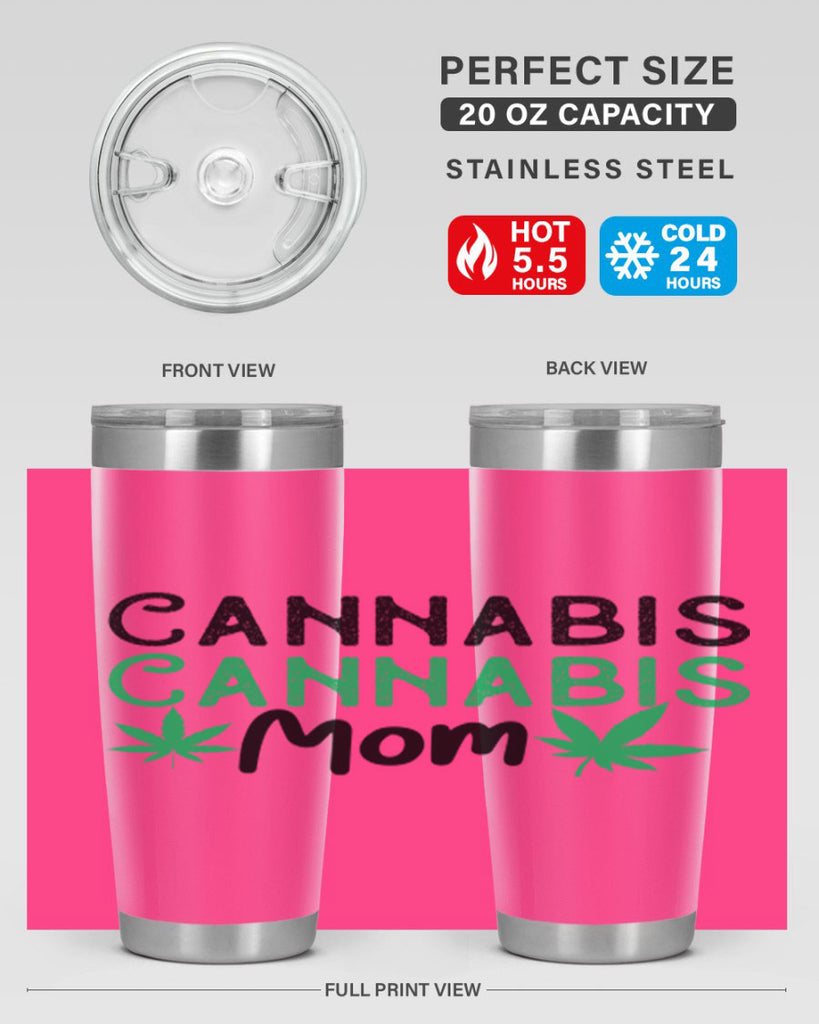 Cannabis Mom 48#- marijuana- Tumbler