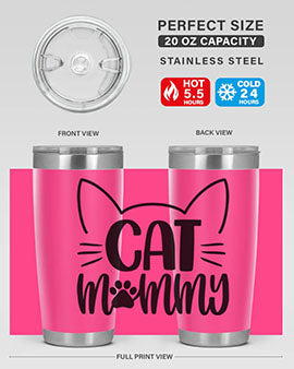 Cat Mommy Style 88#- cat- Tumbler