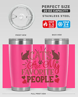 Cats Are My Favorite People Style 8#- cat- Tumbler