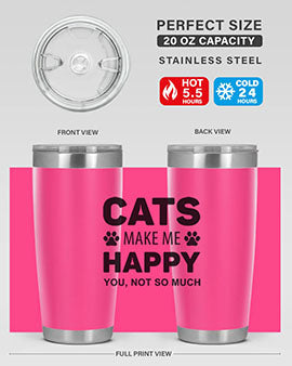 Cats Make Me Style 40#- cat- Tumbler