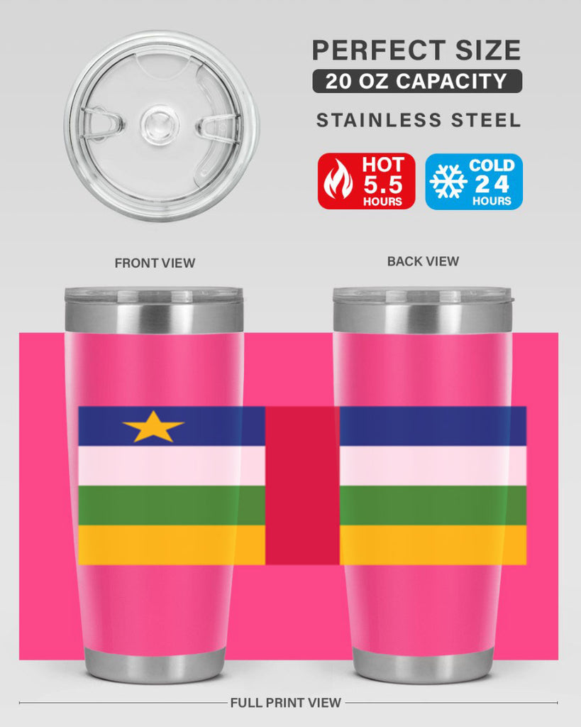 Central African Republic 165#- world flags- Tumbler