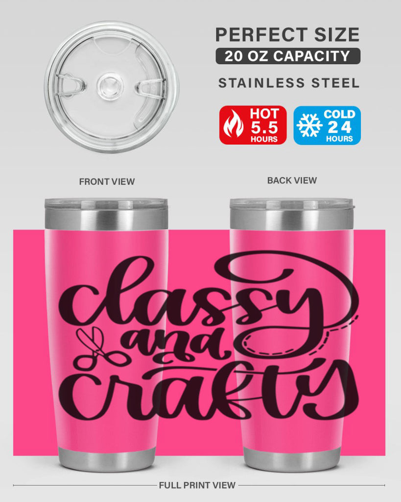 Classy And Crafty 43#- crafting- Tumbler