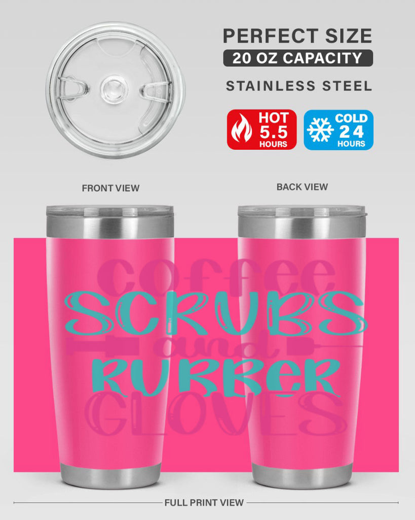 Coffee Scrubs And Rubber Gloves Style Style 210#- nurse- tumbler