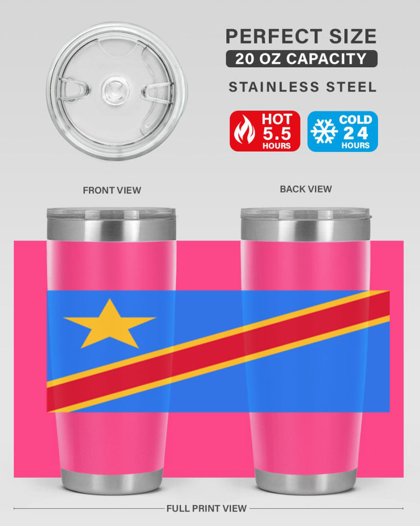 Congo Democratic Republic of the 159#- world flags- Tumbler