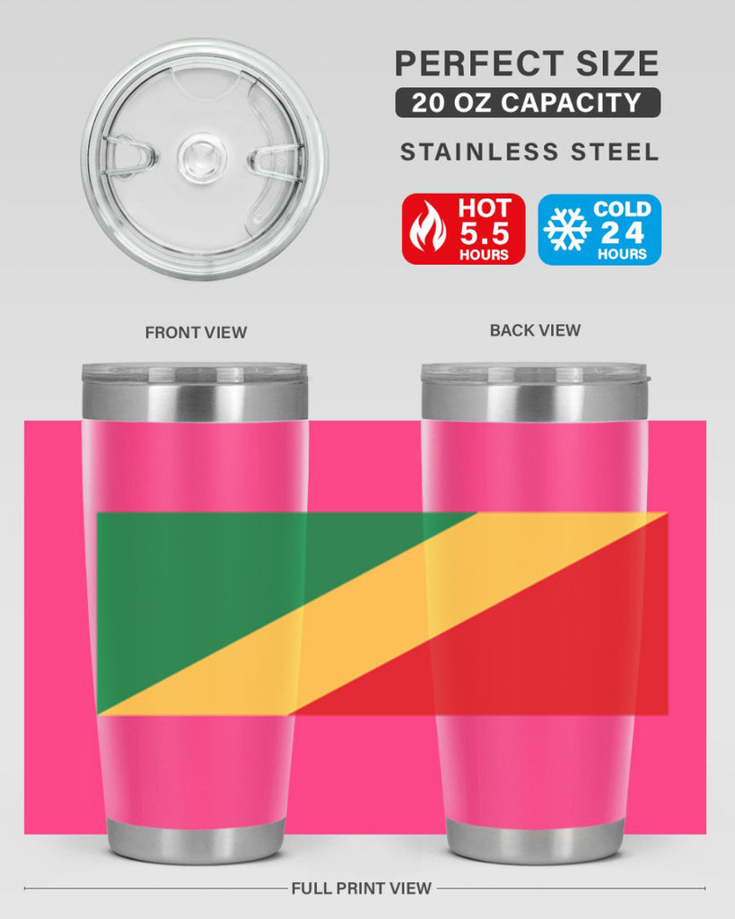 Congo Republic of the 158#- world flags- Tumbler