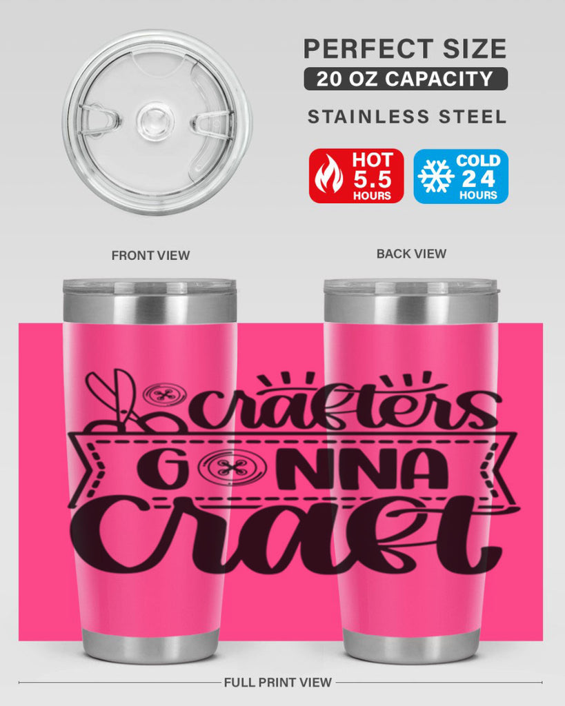 Crafters Gonna Craft 36#- crafting- Tumbler