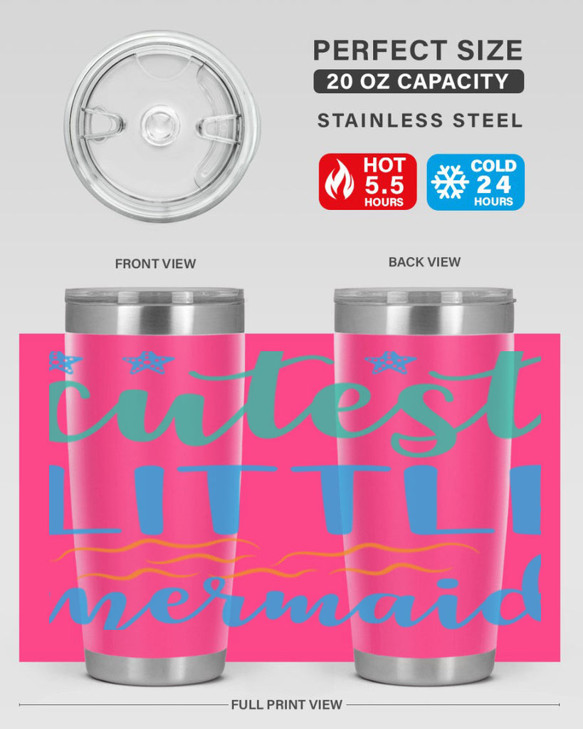 Cutest Little Mermaid Design 97#- mermaid- Tumbler