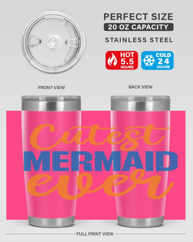 Cutest Mermaid Ever 94#- mermaid- Tumbler