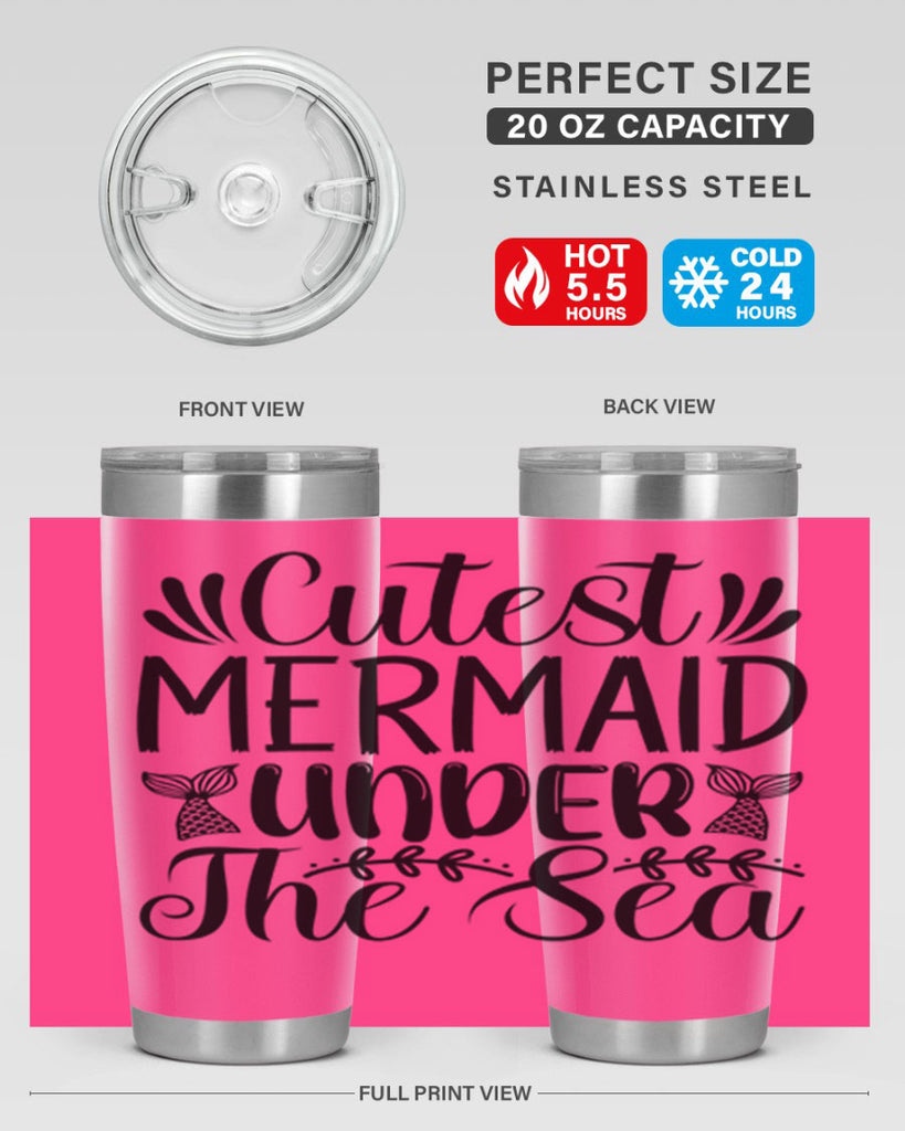 Cutest Mermaid Under The Sea 108#- mermaid- Tumbler