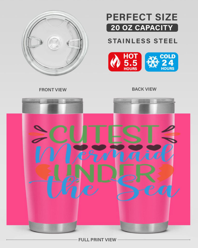 Cutest Mermaid Under The Sea 109#- mermaid- Tumbler
