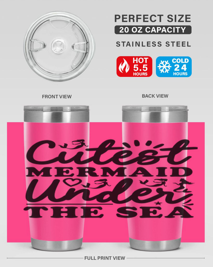Cutest Mermaid Under the Sea 106#- mermaid- Tumbler