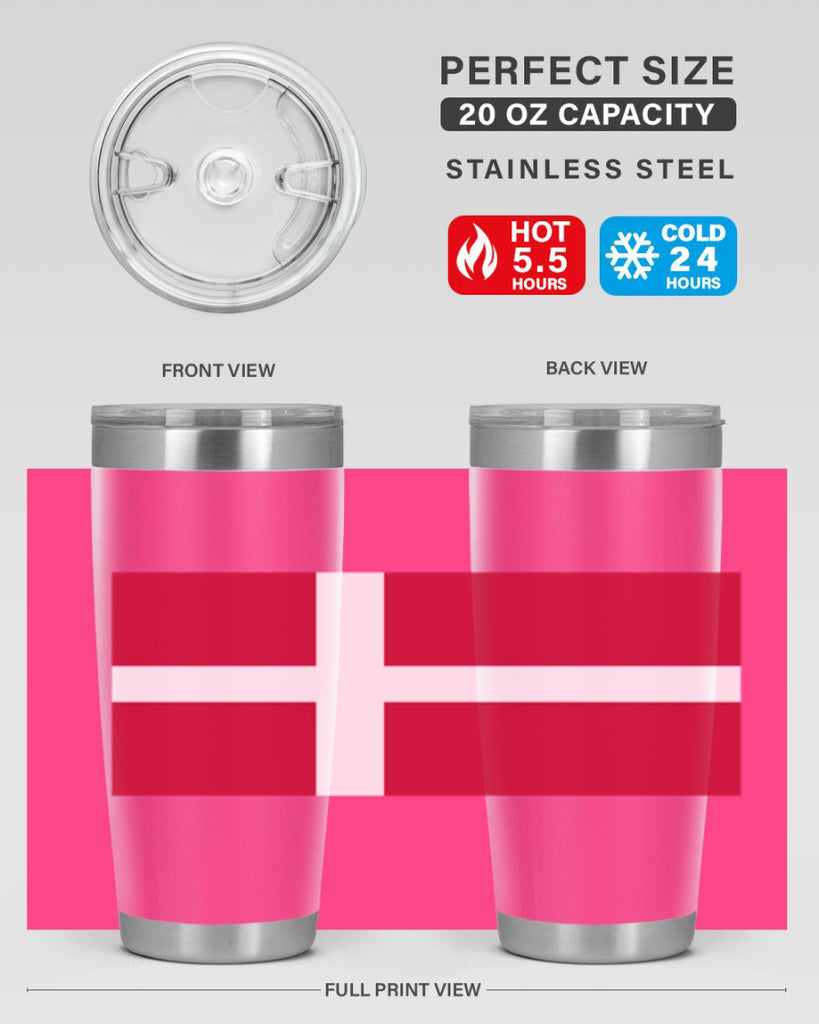 Denmark 151#- world flags- Tumbler