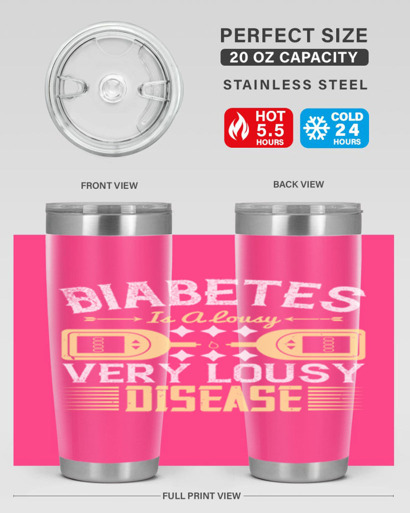 Diabetes is a lousy Very lousy disease Style 1#- diabetes- Tumbler