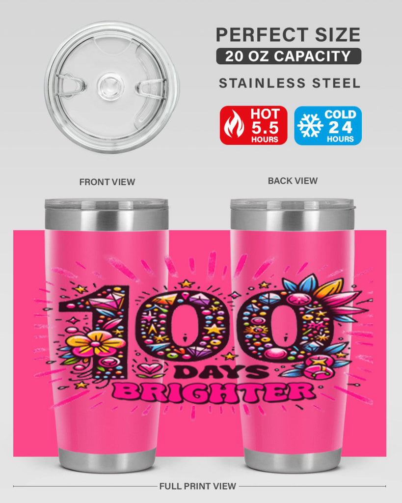 Easy 100 Days of School 50#- 100 days of school- Tumbler