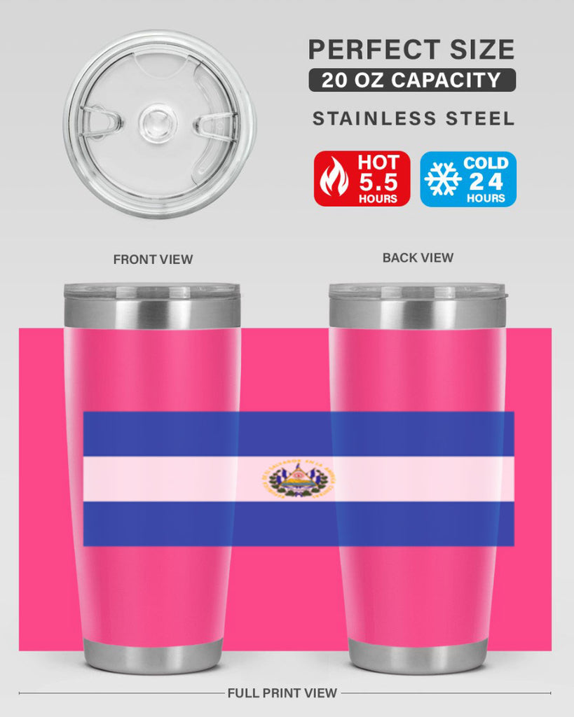 El Salvador 145#- world flags- Tumbler