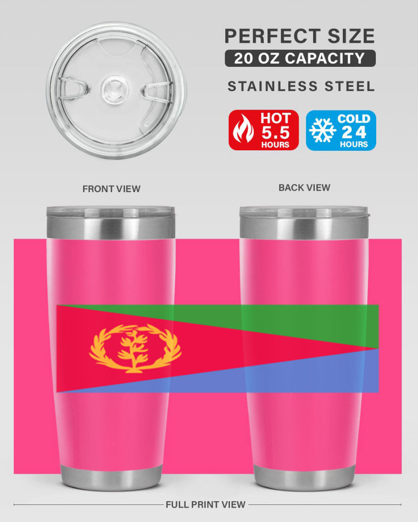 Eritrea 143#- world flags- Tumbler