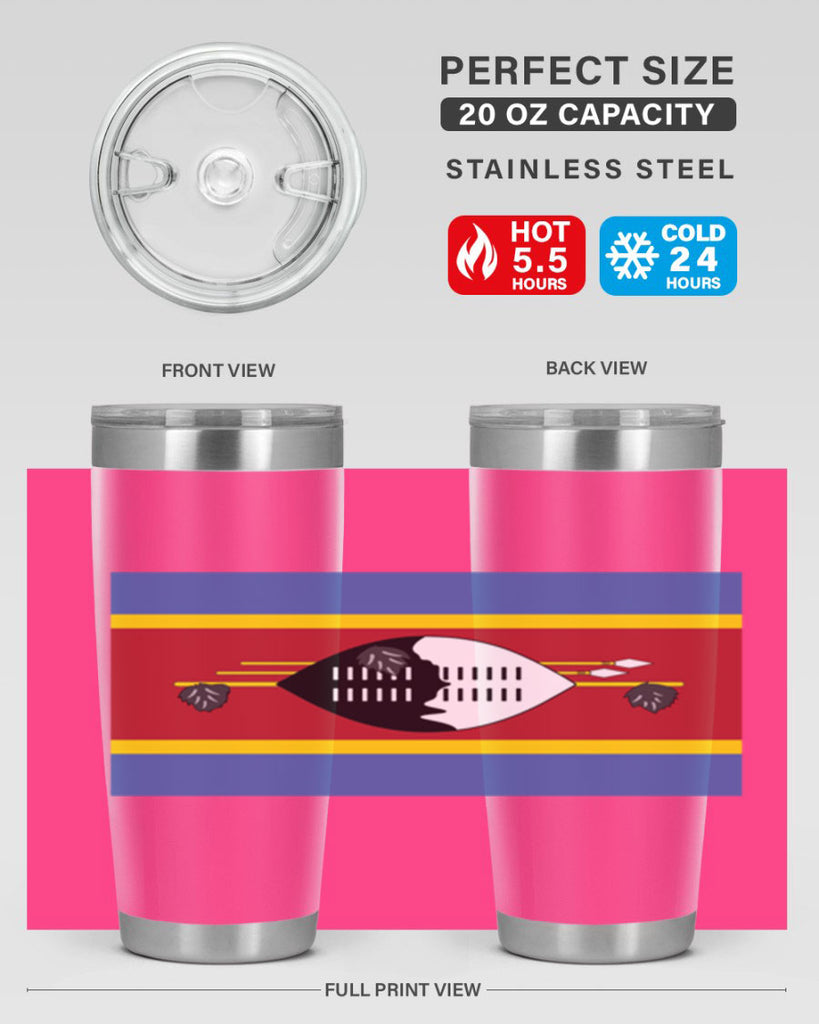 Eswatini 141#- world flags- Tumbler