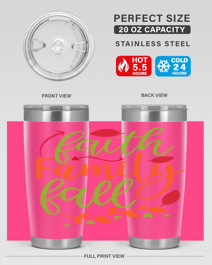 Faith Family Fall 82#- fall- Tumbler