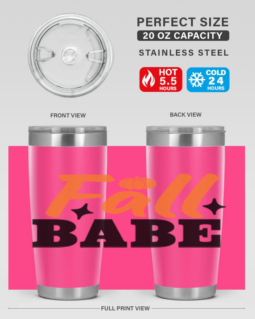 Fall Babe 89#- fall- Tumbler